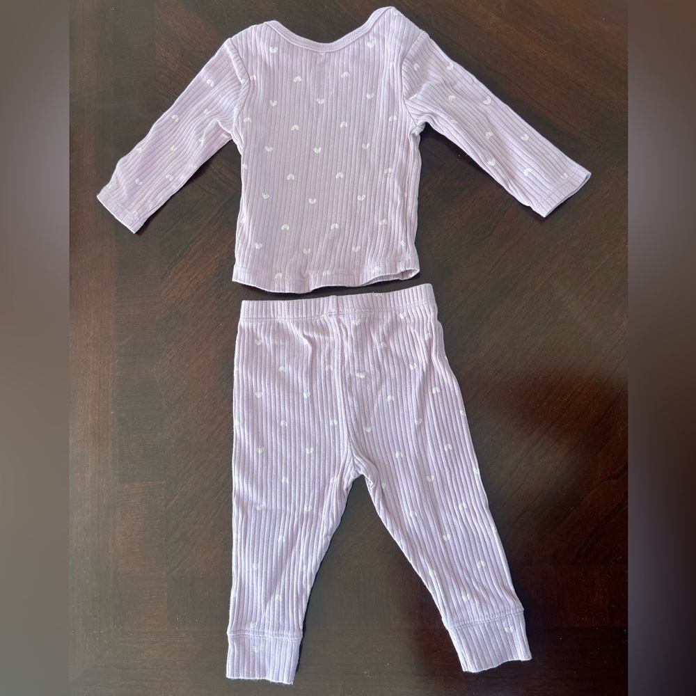 Heart Ribbed Set - Picture 3 of 5